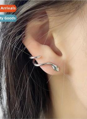 Green eyes snake earrings Europe retro punk dark cold wind s