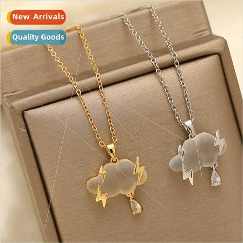 Copper plating niche design cloud necklace girls Mori Parkin