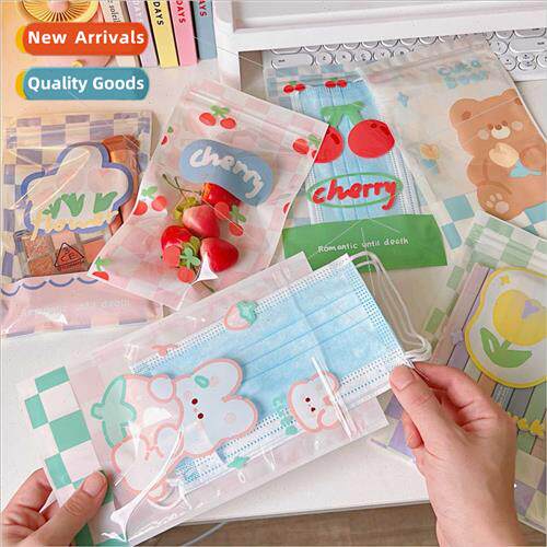 Korea creative cute snacks sealing bag girl heart cartoon fo