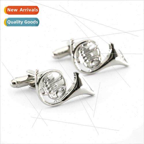 Musical Instruments Series lver Tuba Cufflinks Saxophone Cuf