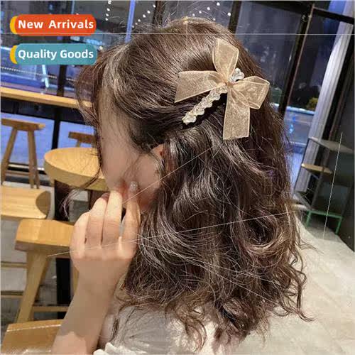 new hair accessories female small Juan yarn bow hair clips f