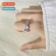 Bow Diamond Love Girl Sweet Ring Pink Sense Moonstone Cute