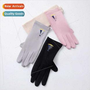 summer D259 outdoor Sunscreen cotton female cycling gloves