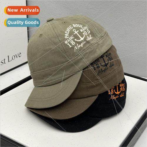 New baseball cap do old short brim American retro hat men pe
