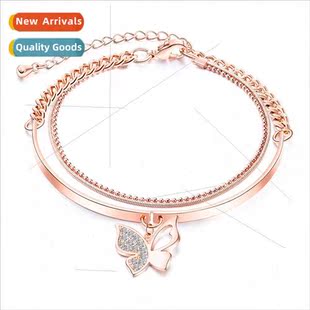 bracelet bow female Korea hun Micro sweet encrusted