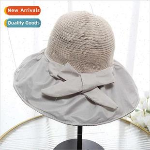female anti folding sun fis brim hat large Vinyl ultraviolet