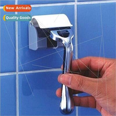 No-punch razor organizer bathroom manual razor shelf bathroo