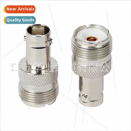 Copper nickel plated uhf female four teeth to BNC female UHF