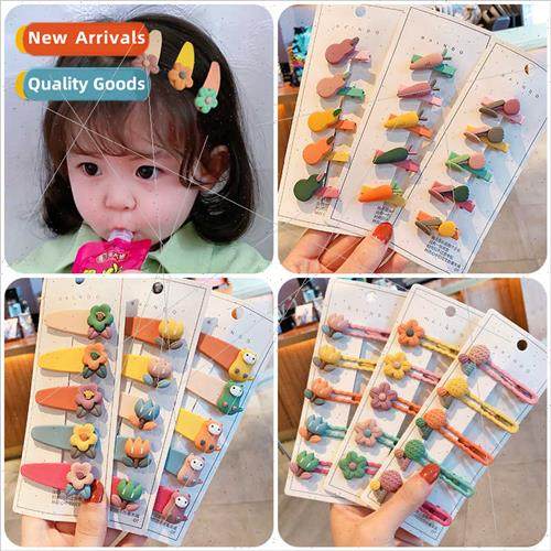 Girls hair card children summer Korean cute baby broken hair