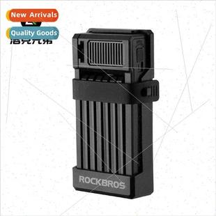 Bicycle lock motorcycle anti-theft folding lock electric bat