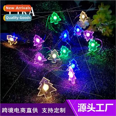 New four-color Christmas e modeling copper wire light string