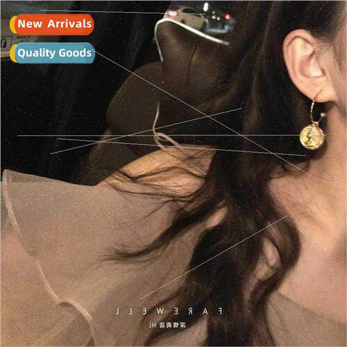 Fashion sense earrings 2022 new tide 925 silver earrings fem