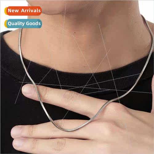 Stainless Steel Flat Snake Chain Blade mple Classic Men Fash