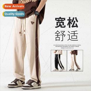 high pants straight boys set new fall men striped Teenage