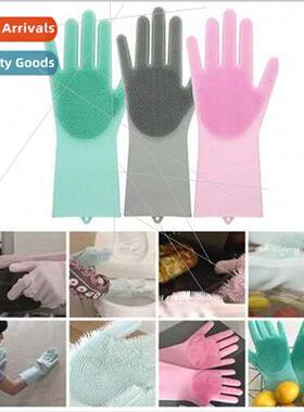 licone Dishwashing Gloves Kchen Cleaning Gloves Non-slip Hea