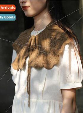 Doll fake collar large flip collar female hook flower hundre