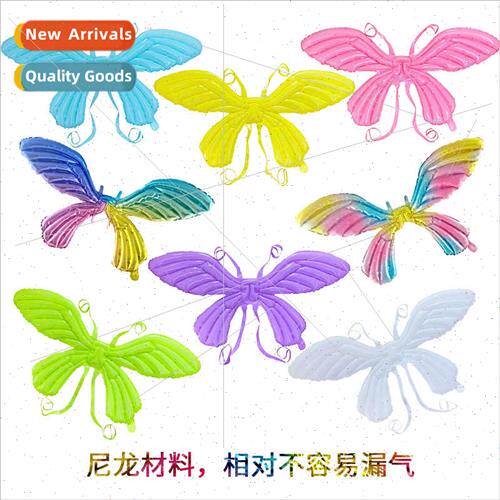 Butterfly wings aluminium film balloon back hanging butterfl