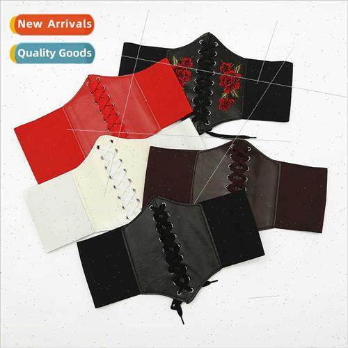 Fashion new straps wide  ladies waist seal versatile jumper