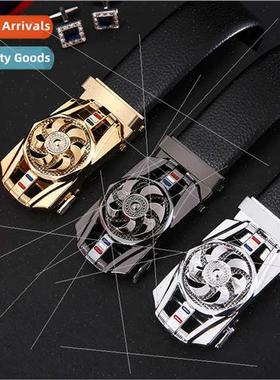 Time to turn around belt men nd casual business Korean trous