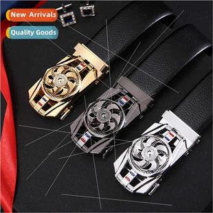 trous turn Korean business casual men belt around Time