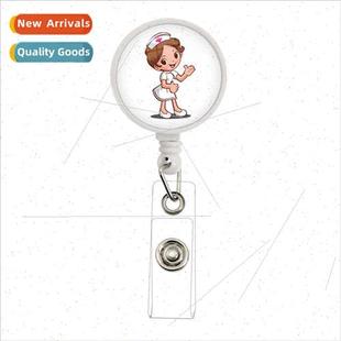 doctor nurse Retractable display staff card healthcare