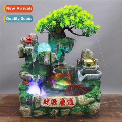 Rockery water fountain ornaments can raise fish Nafu ornamen