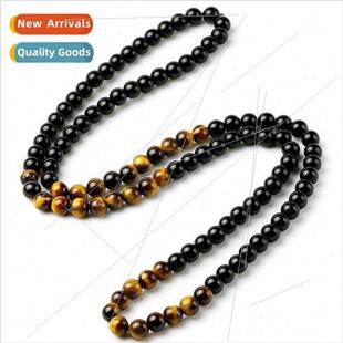 Eye Stone Obsidian Mens Nec Fashion Tiger Necklace New Beads