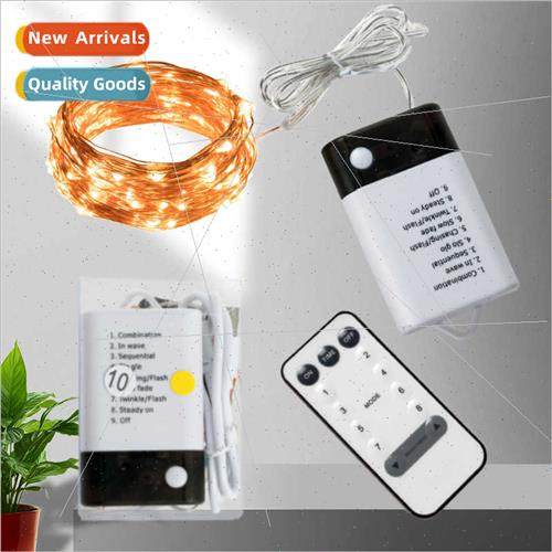 Remote control string lights usb 3aa battery box dual purpos