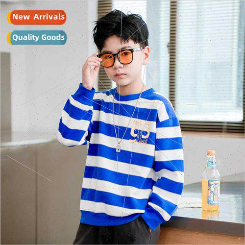 2023 Spring Autumn new children cotton sweater small medium-