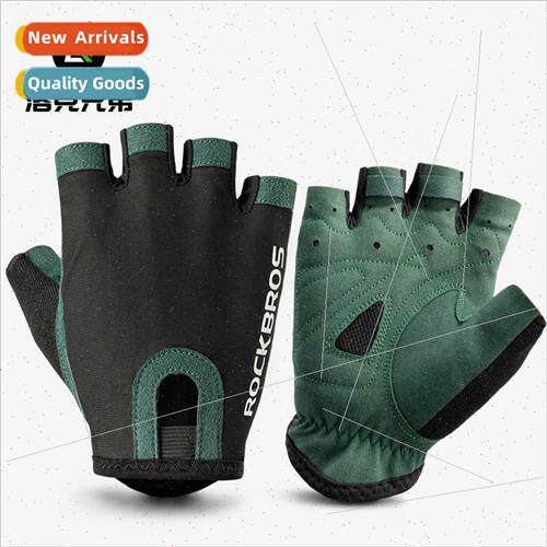Bicycle cycling gloves half finger men -slip shock absorptio