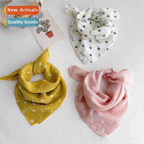 Summer baby triangle scarf ins thin spring autumn girls  squ
