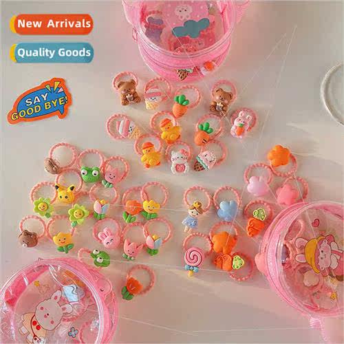 Children small leather bthumb ring baby head rope does not h