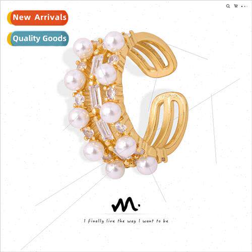Europe new retro copper material wh zirconia imation pearl g