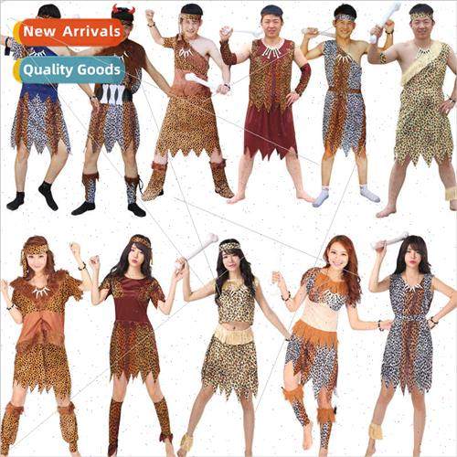 Halloween Permance Adult Caveman Costume Costume Men Women I