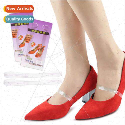 Shoe laces Invisible transparent high heel around foot leath
