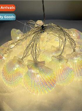 led shell battery light string color laser plating shell str