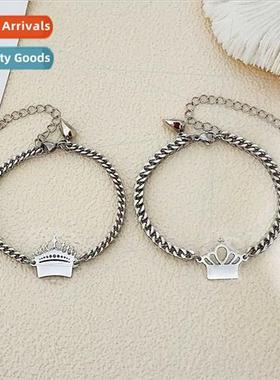 Europe new love magnet attracts stainless steel crown e life