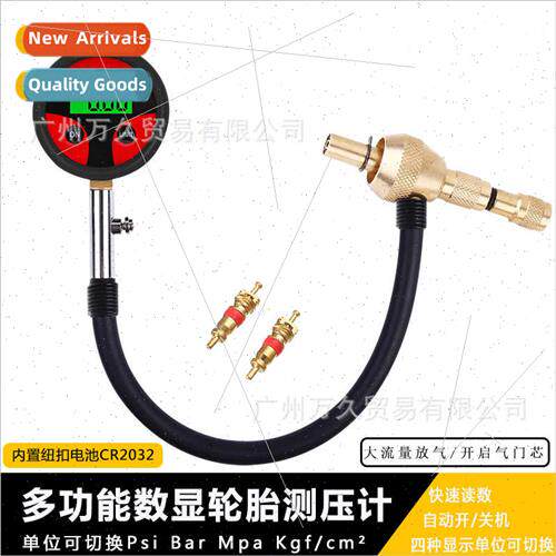 Tire digal pressure gauge multi-function pressure gauge off-