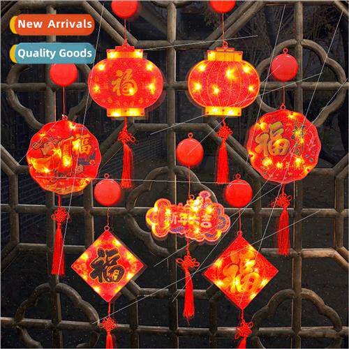 LED Spring Festival suction cup lights New Year Lanterns Lan