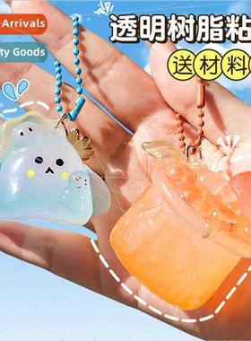 resin handmade diy material k homemade clay moldable crystal