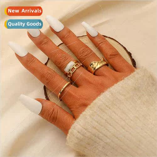 che Fashion New mple Hundred Stainless Steel Gold Square Dri