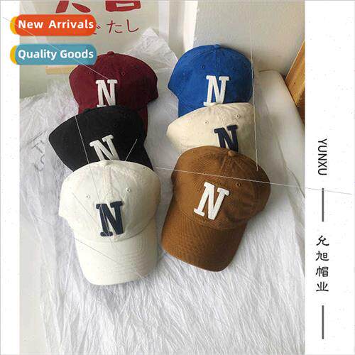 Korea N letters patch duck tongue hat couple hundred wh fash