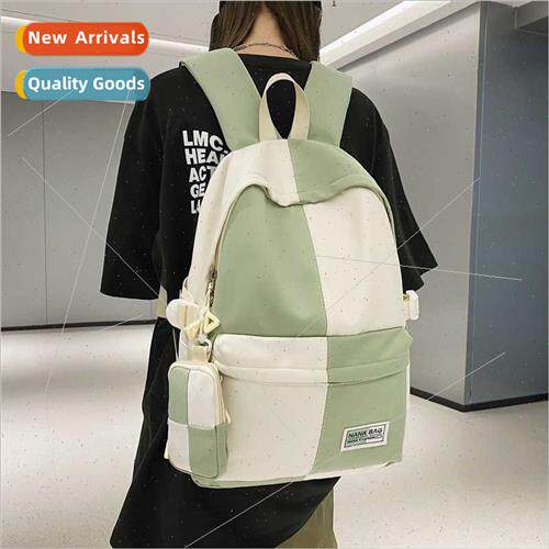 Korea shoulder bag new tide h color student bag simple large