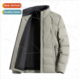 duck down jacket youth casual gray business Men light