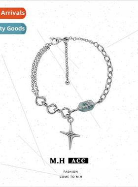 Quadrangle Nebula Resin Bracelet Women che Strings Fashion H