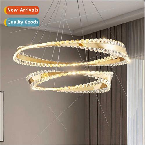 Crystal living room chandelier modern light luxury 2023 new
