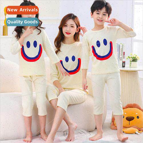 2023 Parent-child spring summer boys girls seven-minute slee