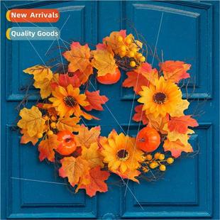 Home Decor Pumpkin Halloween Door Festival Berry Han Harvest