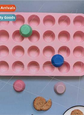 24 round egg tarts 305 silicone mold pudding dessert mold ca