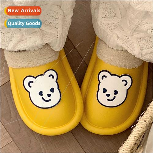 Winter ladies home bedroom waterpromonthly soft bottom slipp